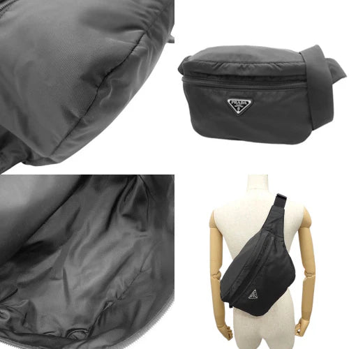 Re-Nylon リュックサック 2WAY ウエストバッグ ボディバッグ メッシュ ナイロン NERO 2VL038