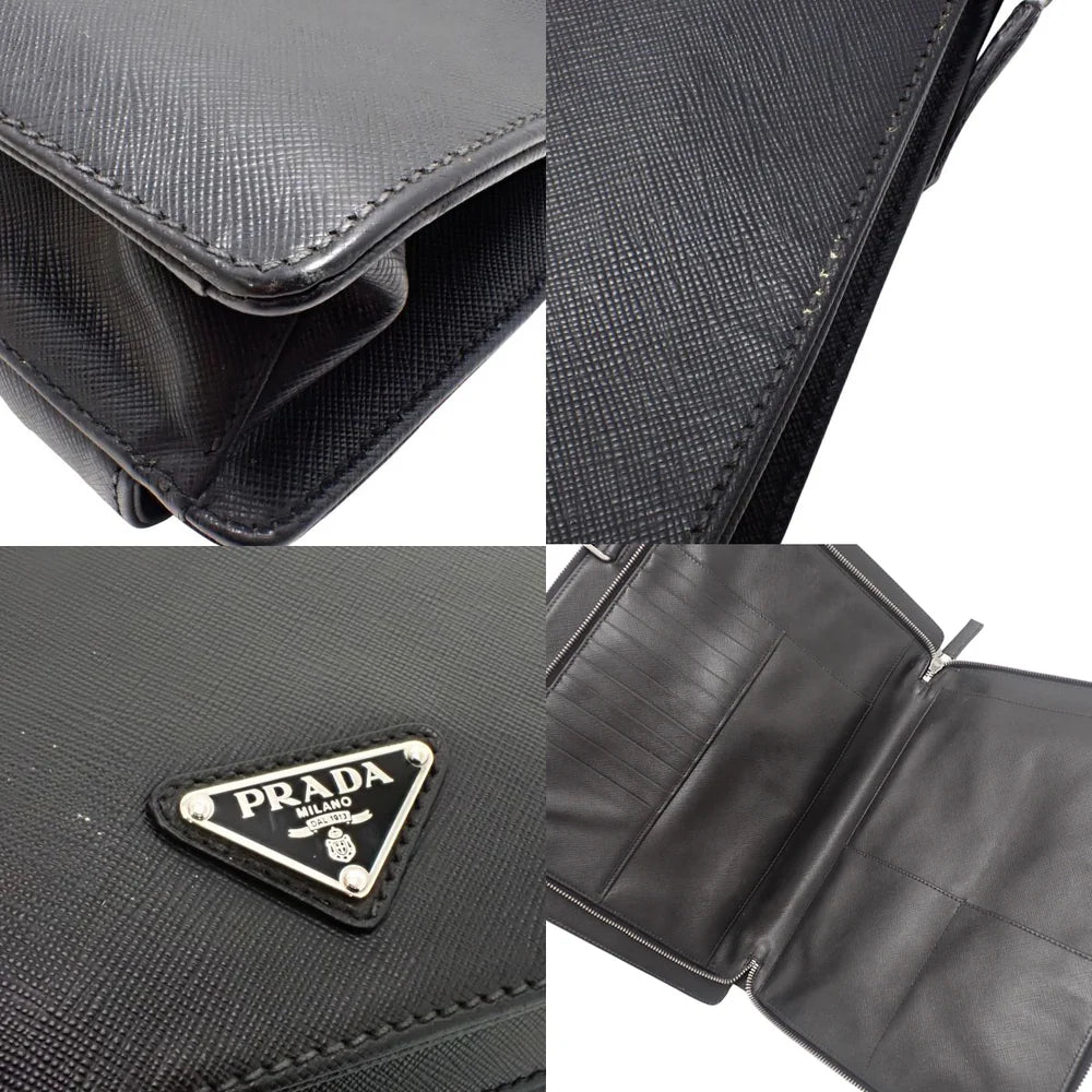 ビジネスバッグ サフィアーノレザー ブラック