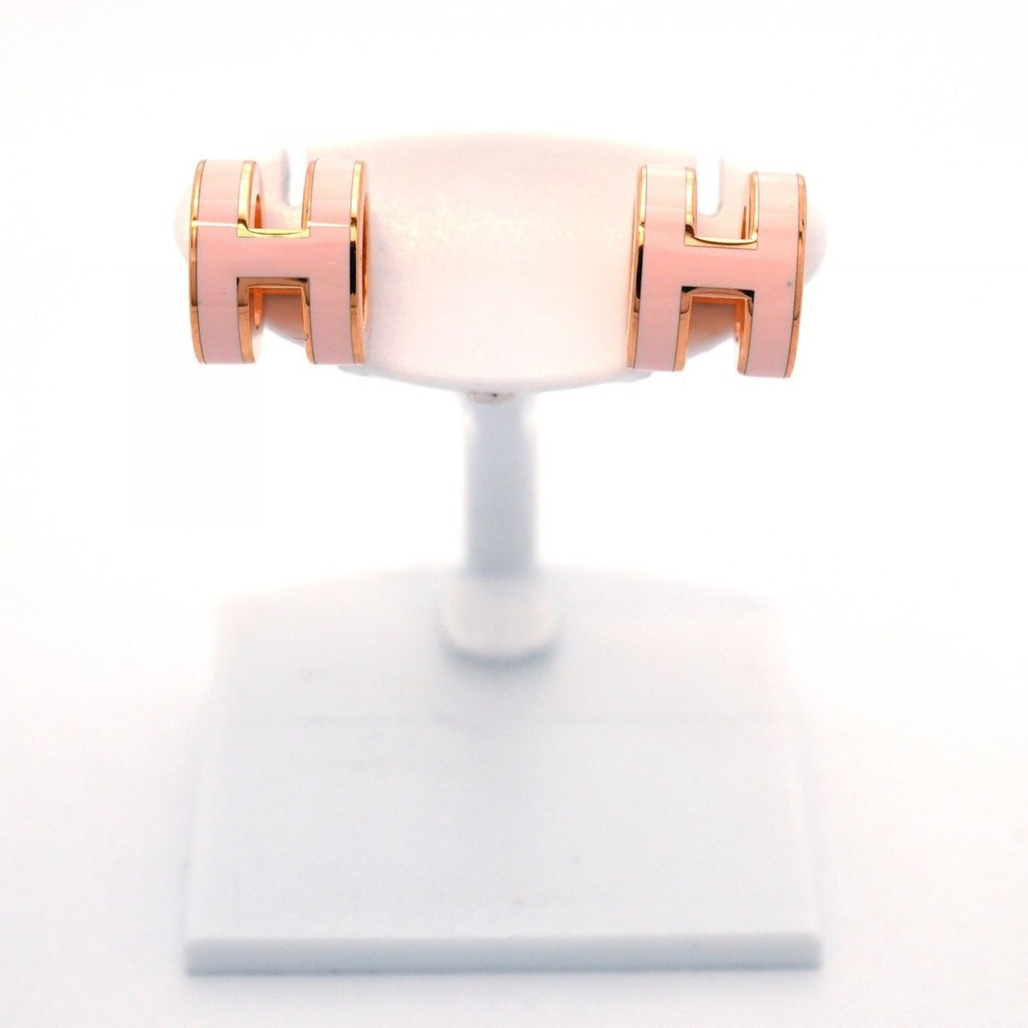 エルメス(Hermes) エルメス ピアス ミニポップアッシュ GPメッキ ピンク ピンクゴールドレディース