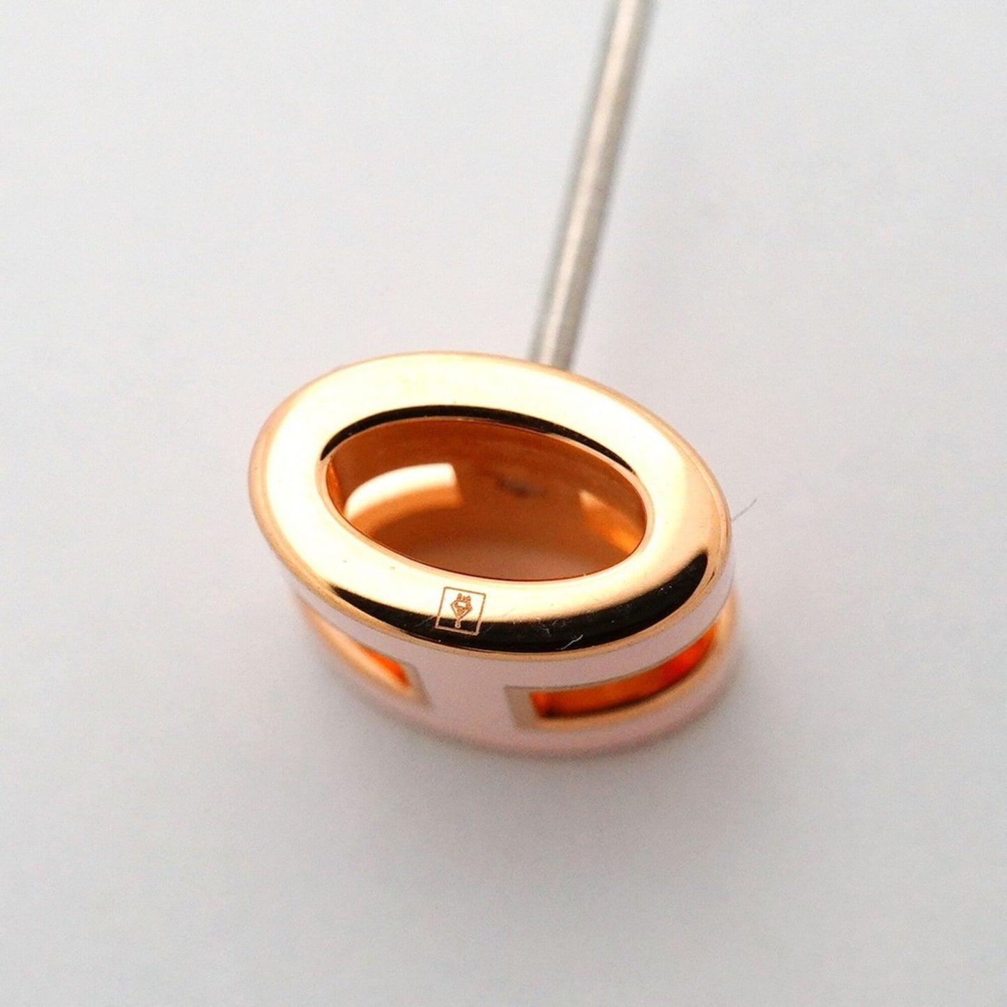 エルメス(Hermes) エルメス ピアス ミニポップアッシュ GPメッキ ピンク ピンクゴールドレディース