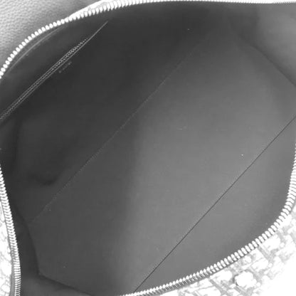 ディオール オブリーク ジャカード ランゴ 50 キャンバス ネイビー ベージュ 2WAY ショルダー 肩掛け 旅行 トラベル