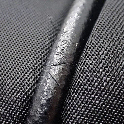 トライアングルロゴ ボストンバッグ ナイロン ブラック 2WAY ショルダー トラベルバッグ