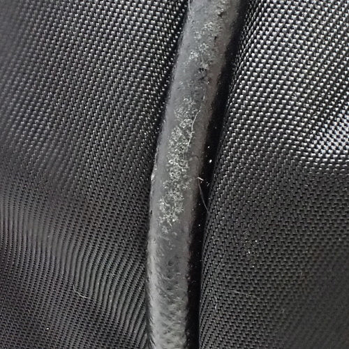 トライアングルロゴ ボストンバッグ ナイロン ブラック 2WAY ショルダー トラベルバッグ