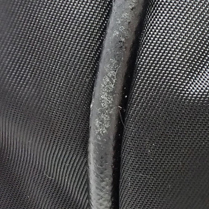 トライアングルロゴ ボストンバッグ ナイロン ブラック 2WAY ショルダー トラベルバッグ