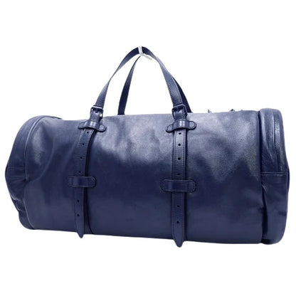 ダブルG ダッフルバッグ レザー ネイビー レッド 725699 2WAY ショルダー 肩掛け 斜め掛け 旅行かばん