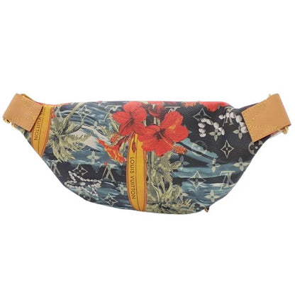 サーフィン・モノグラム ラッシュ・バムバッグ サーフィンモノグラムキャンバス ブラック レッド マルチカラー M24992 ボディバッグ ウエストポーチ ショルダー