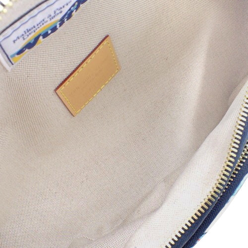 サーフィン・モノグラム ラッシュ・バムバッグ サーフィンモノグラムキャンバス ブラック レッド マルチカラー M24992 ボディバッグ ウエストポーチ ショルダー