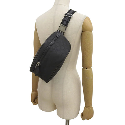 GGボディバッグ GGナイロン ブラック 449182 ウエストポーチ