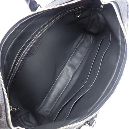 PDV PM ポルト ドキュマン クロコダイル ネイビー N97576