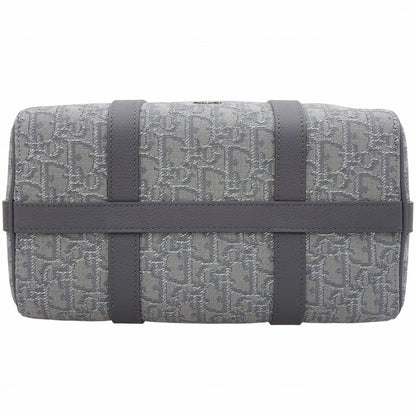 ディオール オブリーク ジャカード ランゴ26 レザー キャンバス グレー