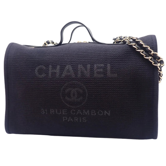 ドーヴィル ボストンバッグ キャンバス ネイビー AS4166