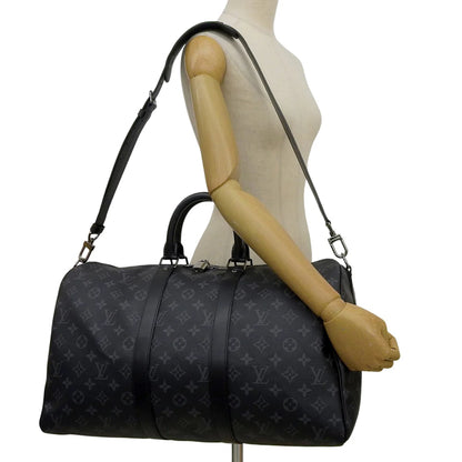 モノグラム・エクリプス キーポル･バンドリエール 45 ブラック グレー M40569