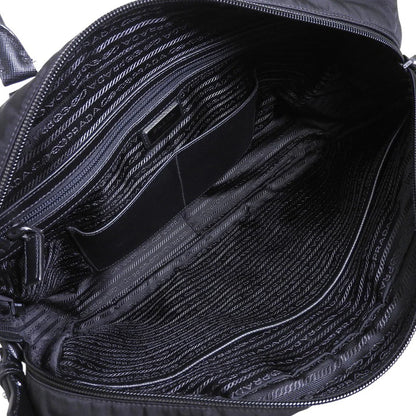 2WAYビジネスバッグ ナイロン サフィアーノレザー ブラック