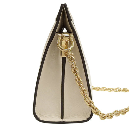 オフィディア シェリーライン チェーンショルダーバッグ レザー ベージュ 503877