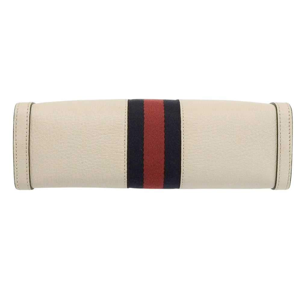 オフィディア シェリーライン チェーンショルダーバッグ レザー ベージュ 503877