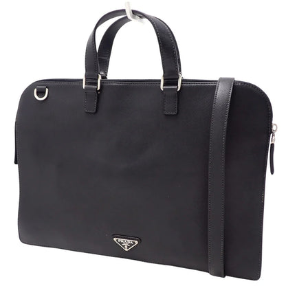 ビジネスバッグ サフィアーノレザー ブラック