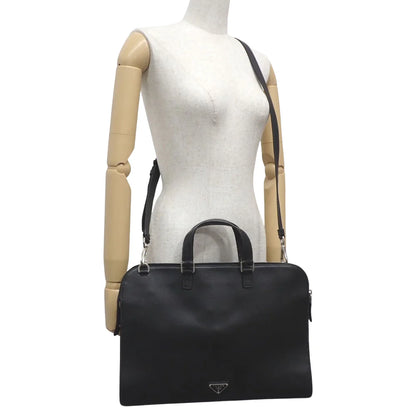 ビジネスバッグ サフィアーノレザー ブラック