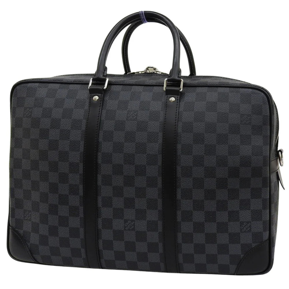 ダミエ・グラフィット ポルトドキュマン ヴォワヤージュGM ブラック グレー N41123