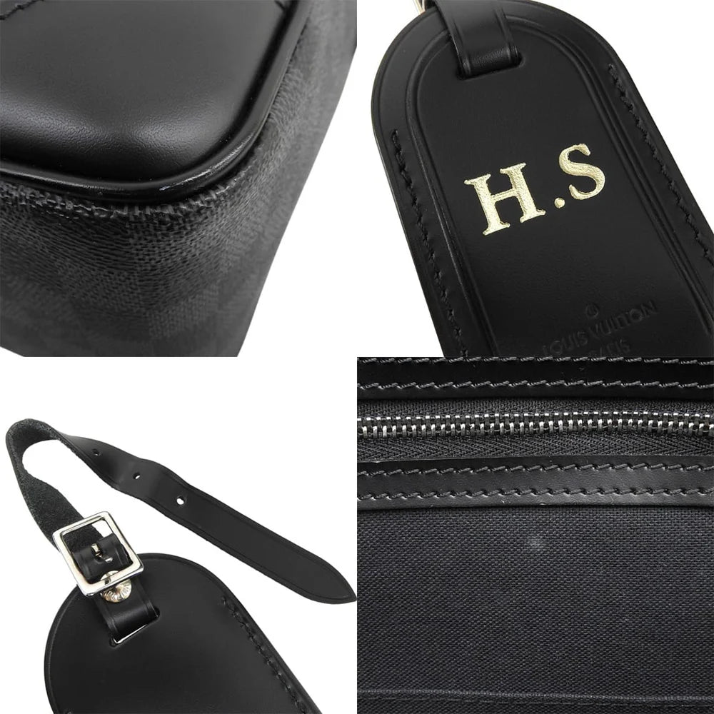 ダミエ・グラフィット ポルトドキュマン ヴォワヤージュGM ブラック グレー N41123