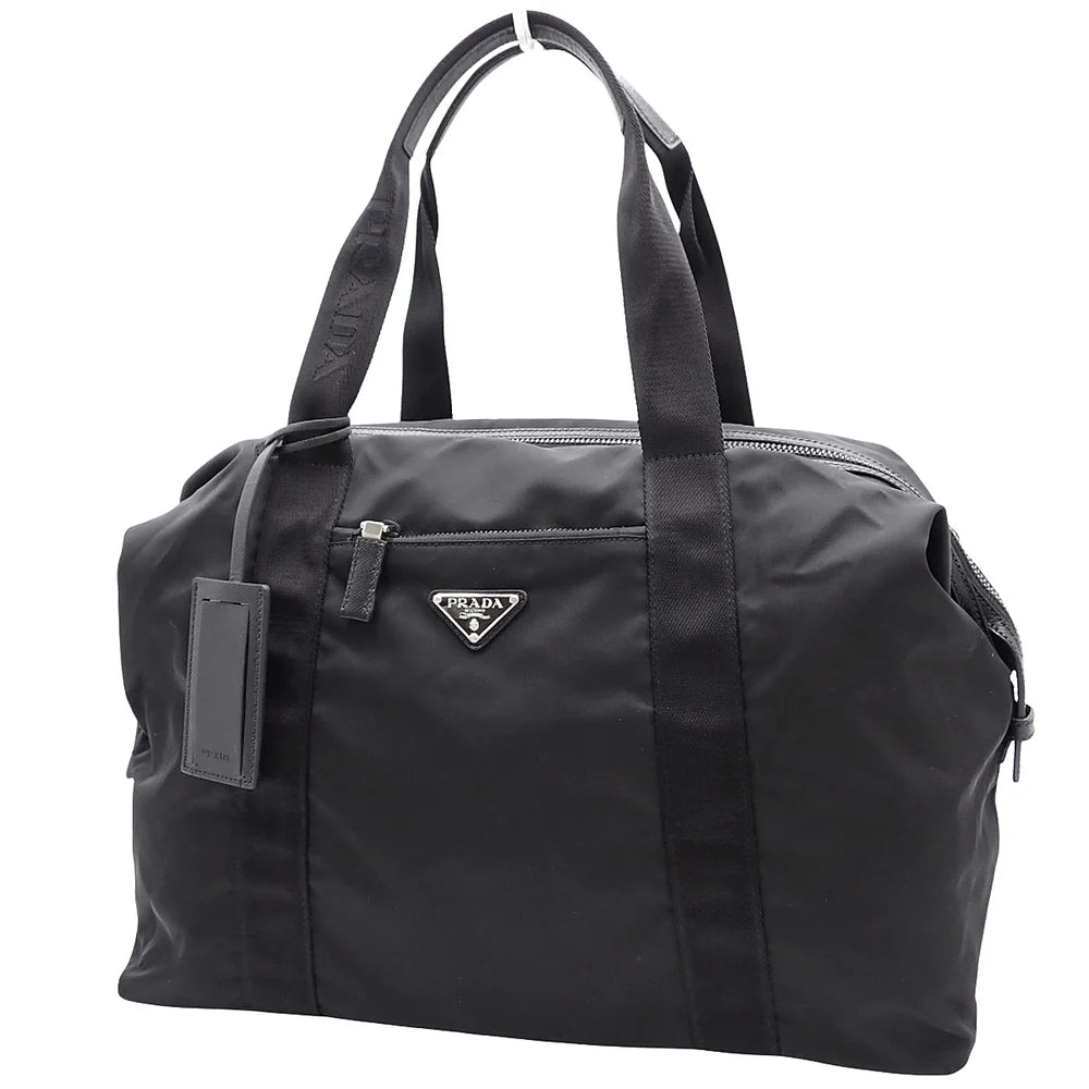 ダッフルバッグ ナイロン サフィアーノレザー ブラック 2VC796_2DMH_F0002_V_OOO