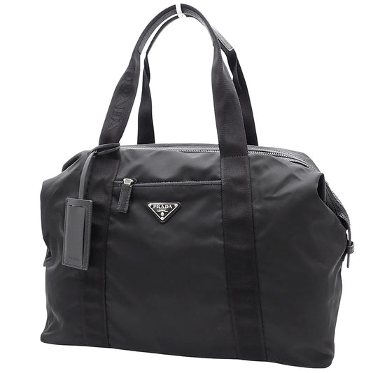 ダッフルバッグ ナイロン サフィアーノレザー ブラック 2VC796_2DMH_F0002_V_OOO