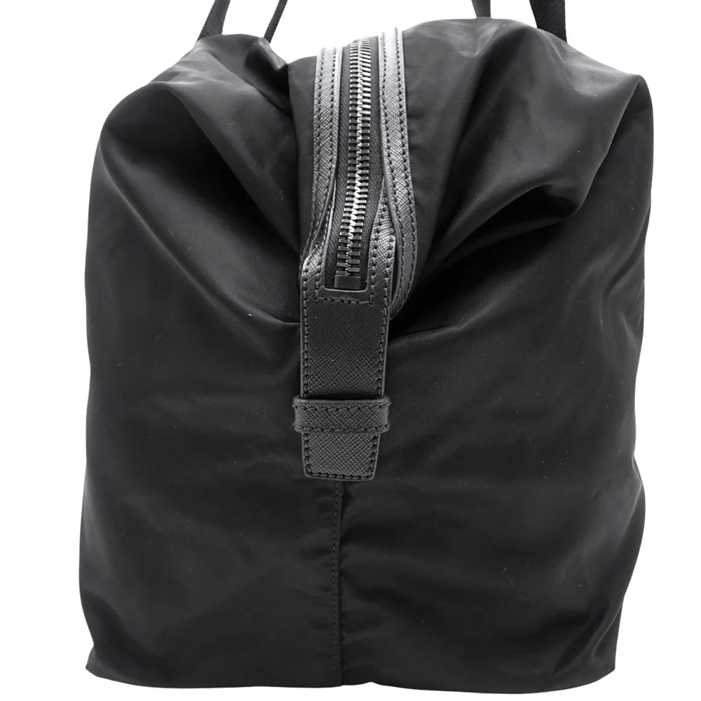 ダッフルバッグ ナイロン サフィアーノレザー ブラック 2VC796_2DMH_F0002_V_OOO