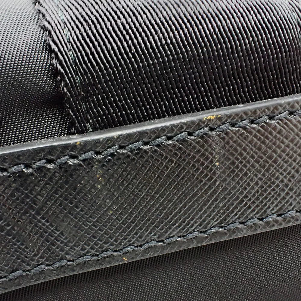 ダッフルバッグ ナイロン サフィアーノレザー ブラック 2VC796_2DMH_F0002_V_OOO