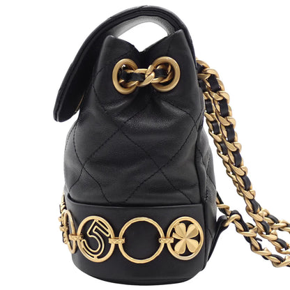 マトラッセ ココマーク スモールリュック ラムスキン ブラック AS4275