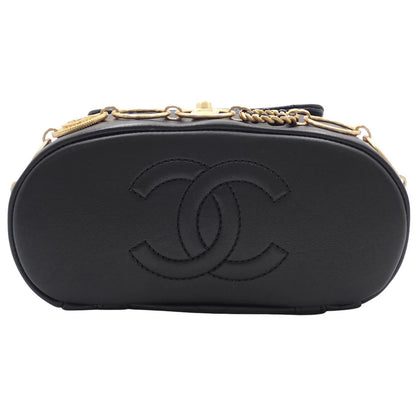 マトラッセ ココマーク スモールリュック ラムスキン ブラック AS4275