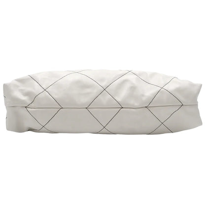 シャネル22 ラージバックパック レザー ホワイト ブラック AS3313