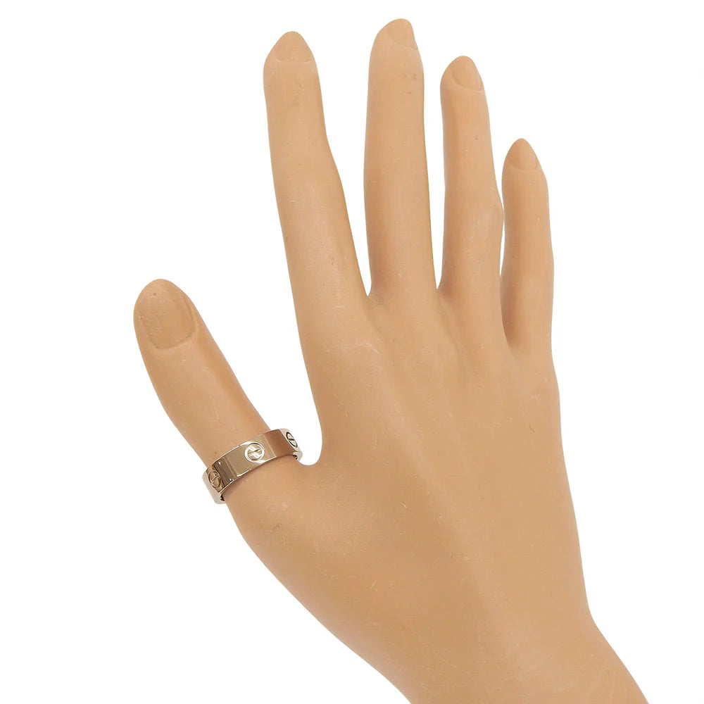 LOVE リング ホワイトゴールド K18WG 9.4g