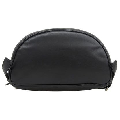 三角ロゴ リュックサック ソフトカーフレザー NERO ネロ BZ032L