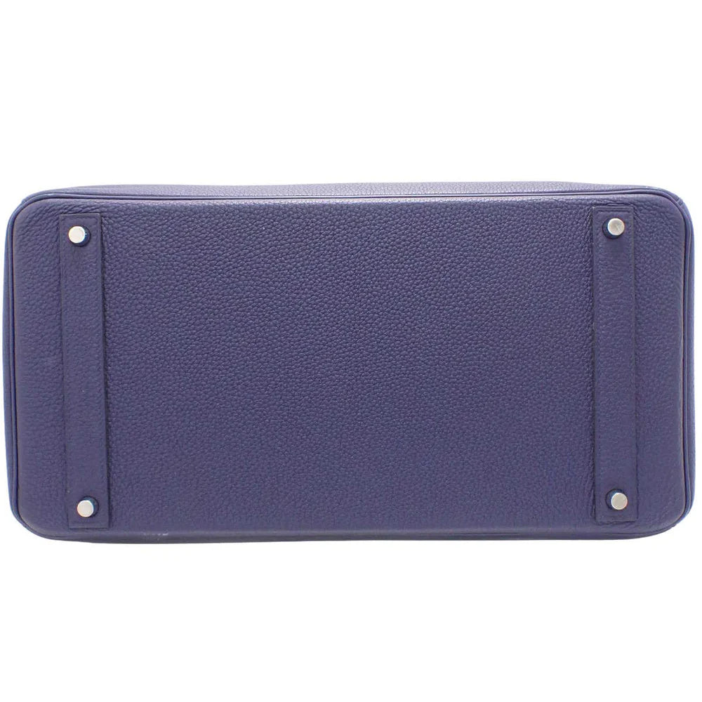 バーキン40 トゴ パラジウム金具 ブルーアンクル C刻印