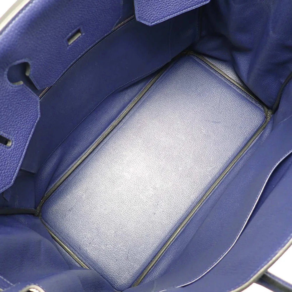 バーキン40 トゴ パラジウム金具 ブルーアンクル C刻印