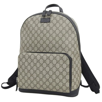 GGスプリーム リュックサック GGスプリームキャンバス レザー ベージュ ブラック 406370