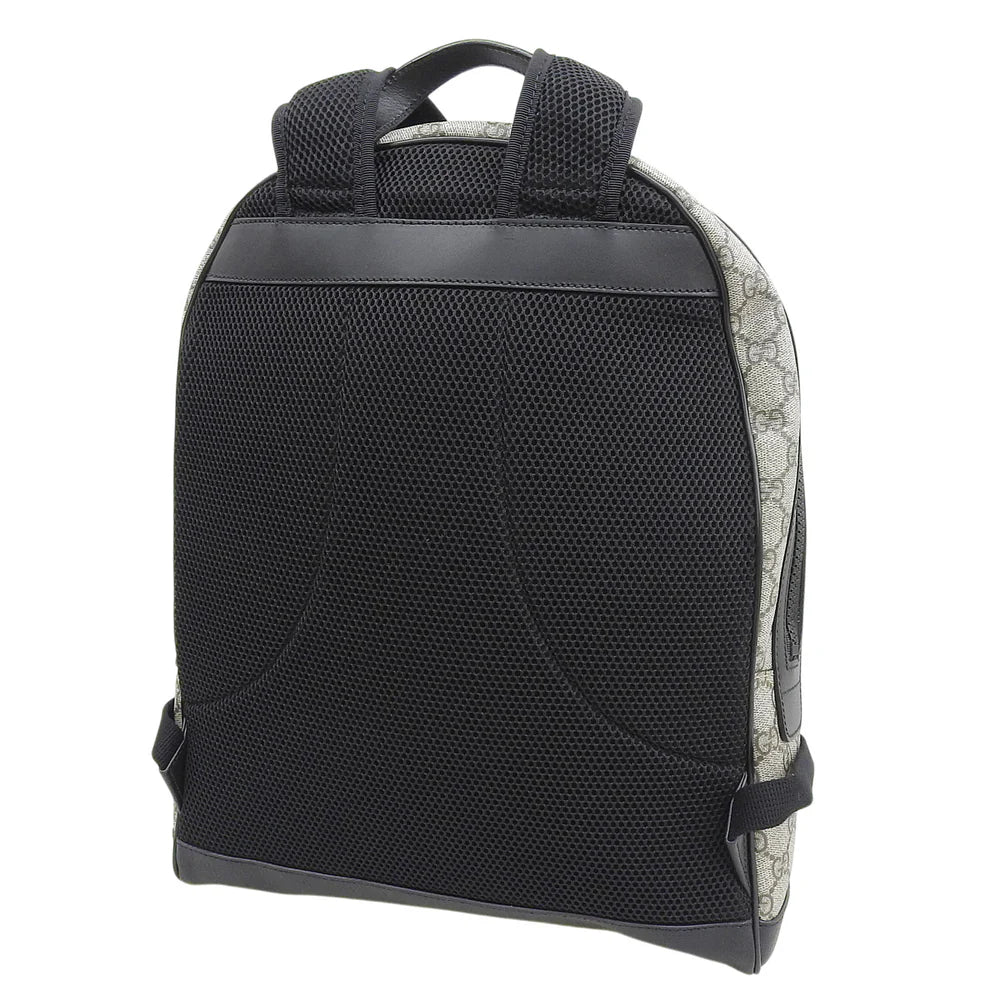 GGスプリーム リュックサック GGスプリームキャンバス レザー ベージュ ブラック 406370