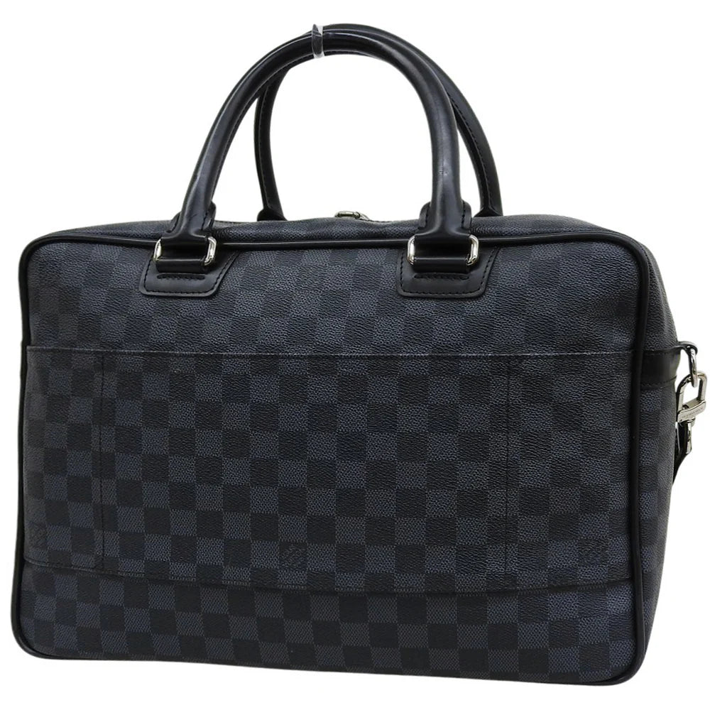 イカール ダミエグラフィットキャンバス ブラック グレー N23253