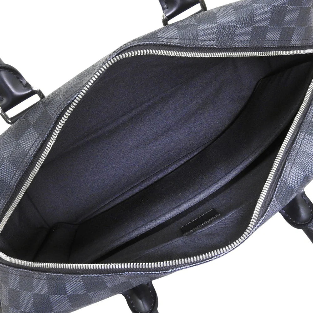 イカール ダミエグラフィットキャンバス ブラック グレー N23253