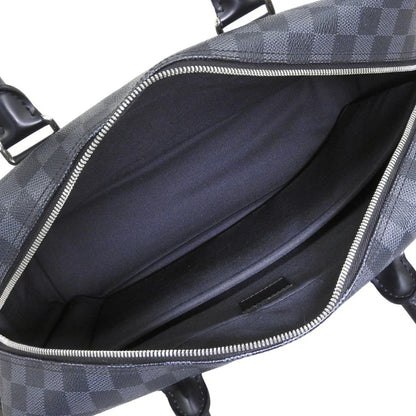 イカール ダミエグラフィットキャンバス ブラック グレー N23253