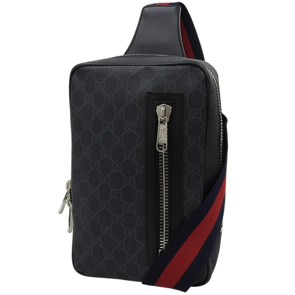 スリングバックパック GGスプリームキャンバス グレー 478325