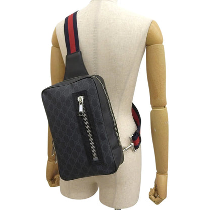 スリングバックパック GGスプリームキャンバス グレー 478325