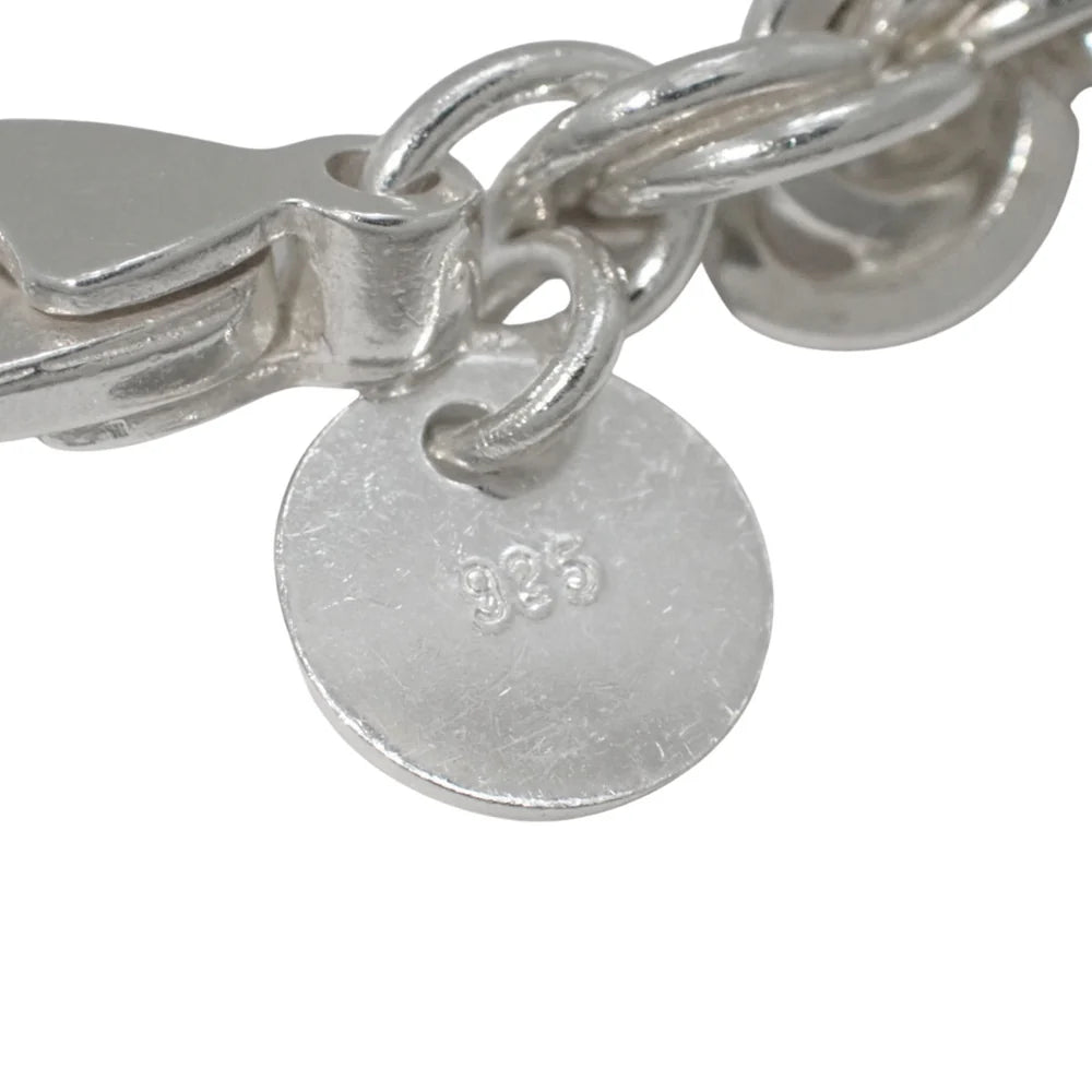 ツイスト ロングネックレス シルバー SV925