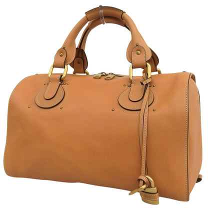 オーロラ ミニボストンバッグ カーフ キャラメル 3S0262-275