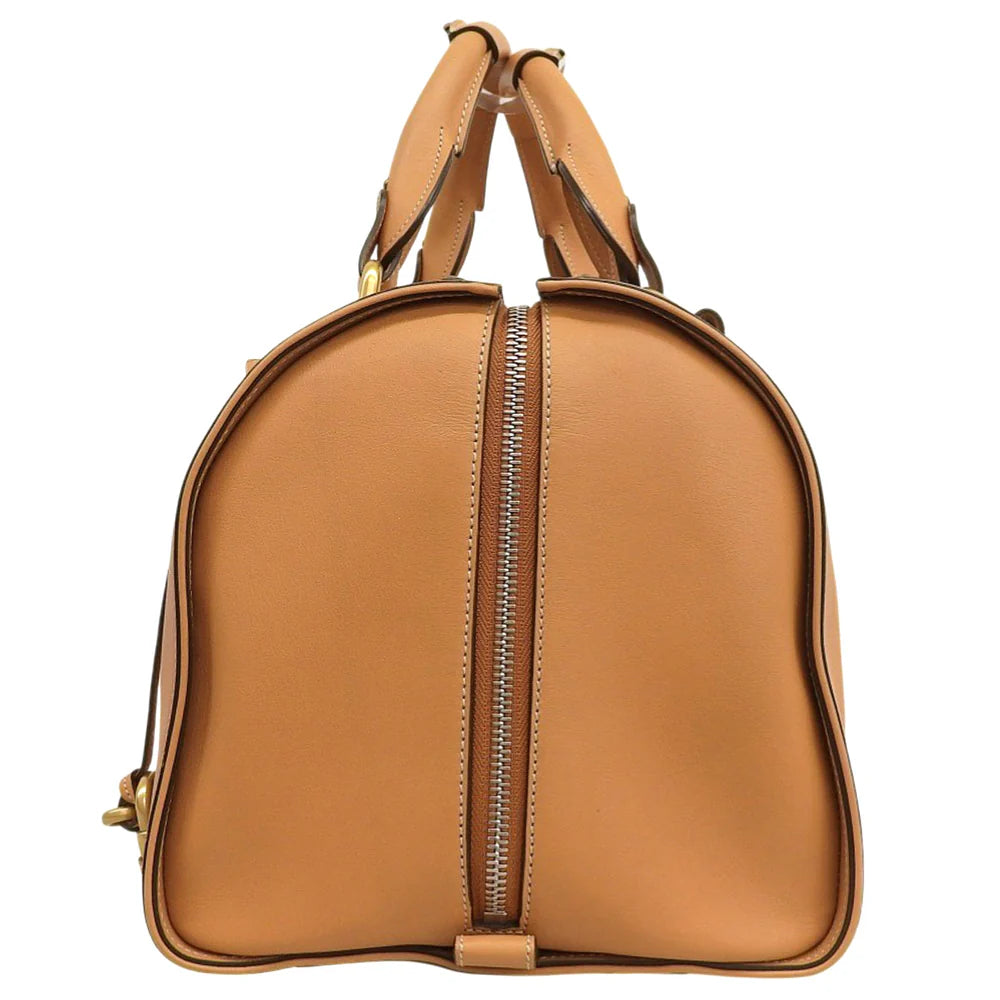 オーロラ ミニボストンバッグ カーフ キャラメル 3S0262-275