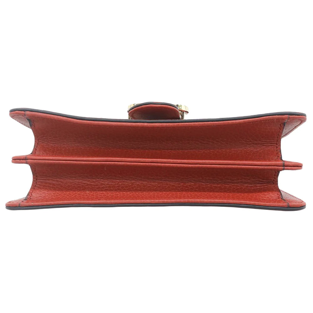 インターロッキングG チェーンショルダーバッグ レザー レッド 510304