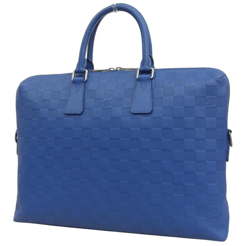 ダミエ・アンフィニ ポルトドキュマン・ジュール ダミエ・アンフィニレザー ネプテューヌ N41328