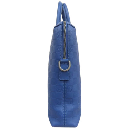 ダミエ・アンフィニ ポルトドキュマン・ジュール ダミエ・アンフィニレザー ネプテューヌ N41328