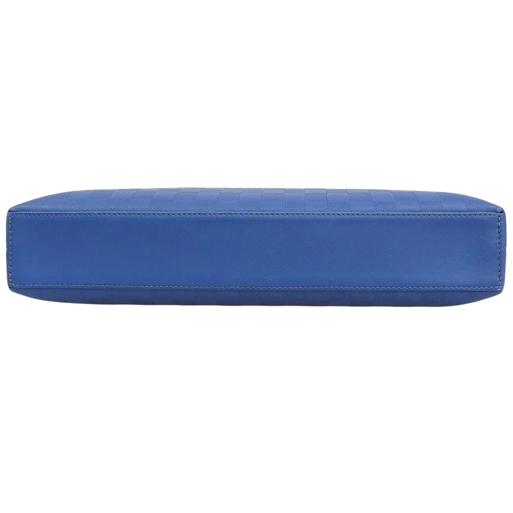 ダミエ・アンフィニ ポルトドキュマン・ジュール ダミエ・アンフィニレザー ネプテューヌ N41328