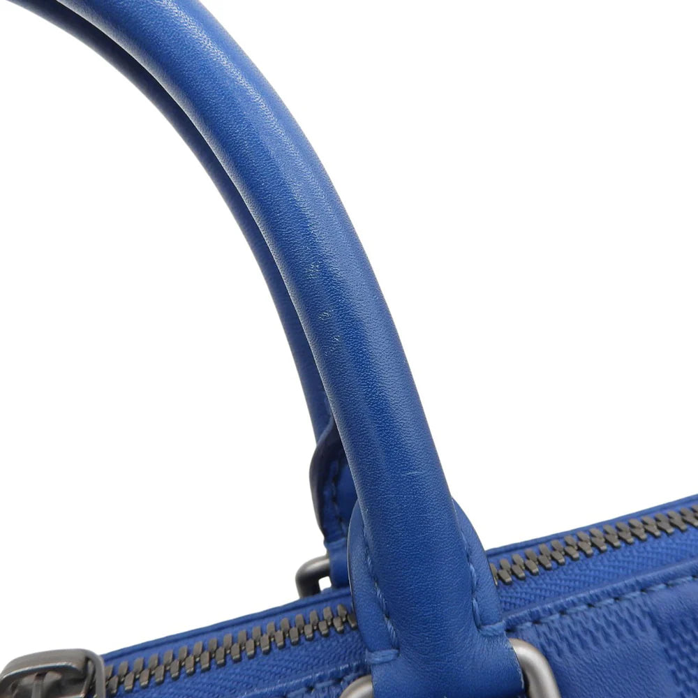 ダミエ・アンフィニ ポルトドキュマン・ジュール ダミエ・アンフィニレザー ネプテューヌ N41328