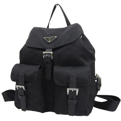 Re-Nylon バックパック ナイロン サフィアーノレザー ブラック 1BZ677